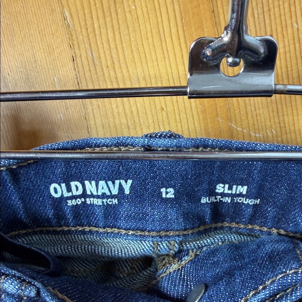 Old Navy Kids Distressed Blue Jeans - Picture 3 of 3